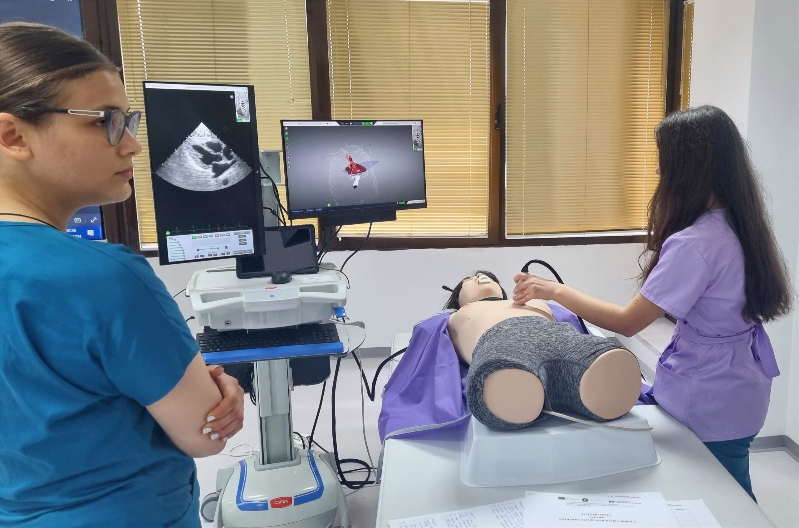Simulator ecografie de urgență