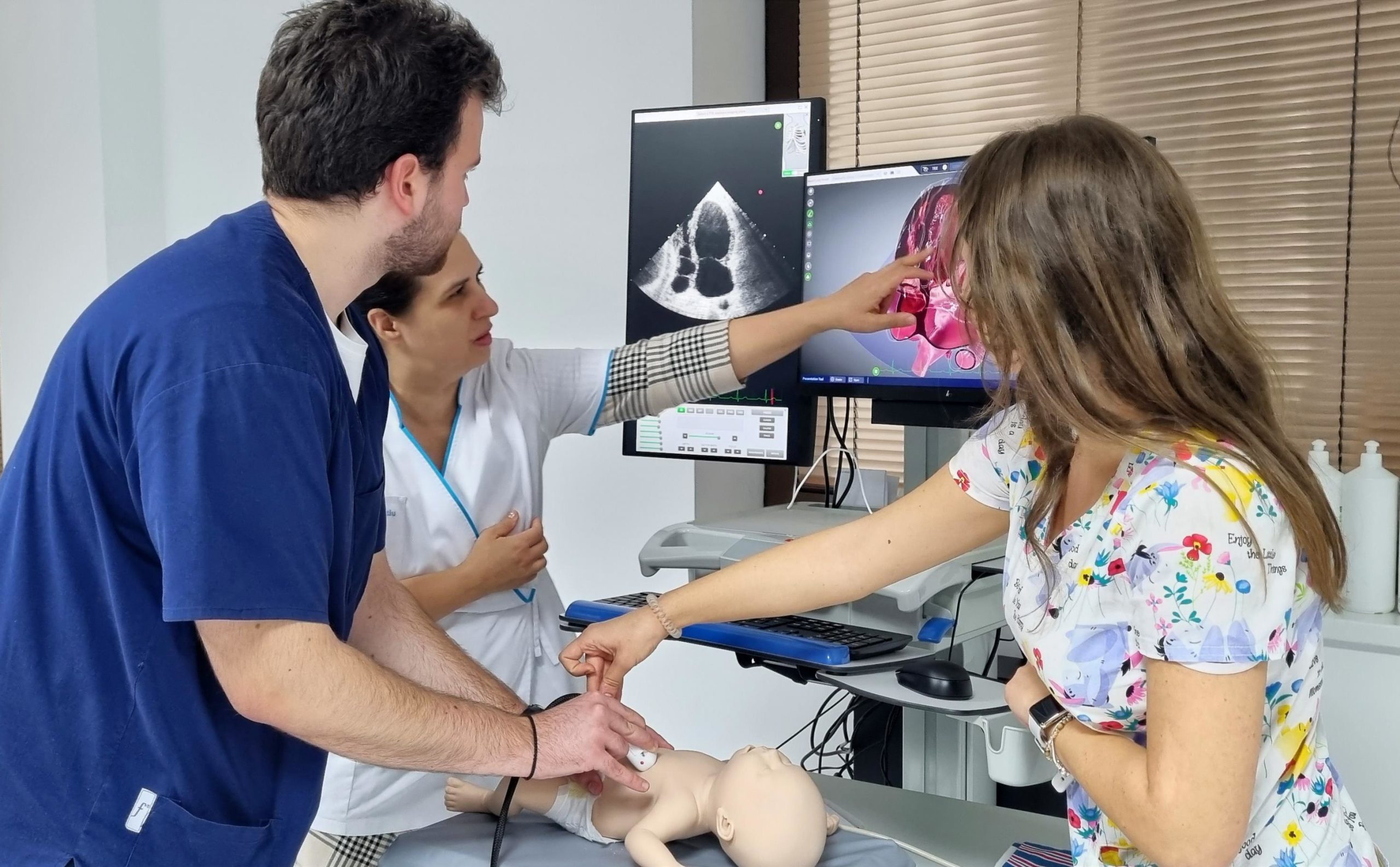 Simulator ecografie neonatologică și pediatrică
